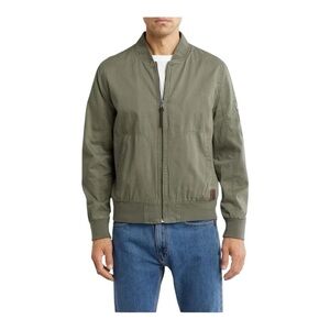 Lucky Brand Men’s Green Bomber Jacket Size: Medium